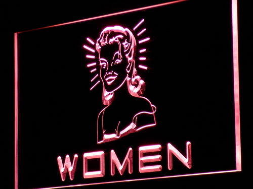 WOMEN Toilet Vintage Display Neon Light Sign